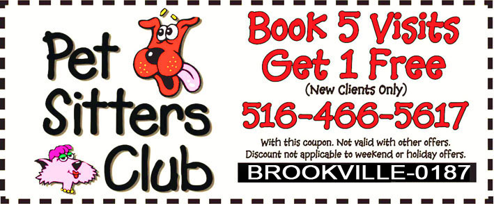 Pet Sitters Club Exclusive Offer for Brookville Visitors - Book 5 Visits Get 1 Free - Limited Time Offer!