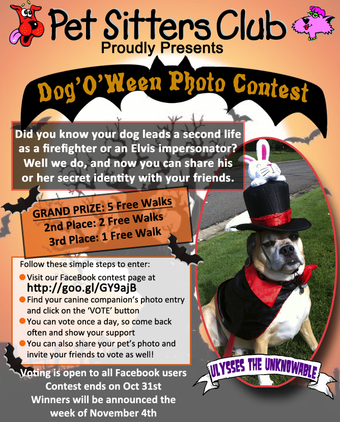 Dog'O'Ween Photo Contest Invitation